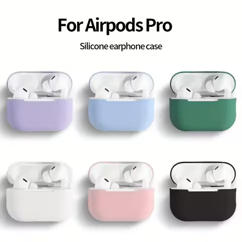 Soft Silicone Earphone Case For Apple Airpods 2 3 4 Pro Wrieless Bluetooth Earphone Protective Cover