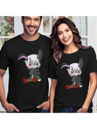 Valentine's Day Anime Cute Bunny Alistar Demon Boy T-Shirt For Women