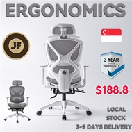 Ergonomic Chair Upgrade 6D Lumbar Support Ergonomic Office Chair Full Mesh Office Study Chair 3 Years Warranty
