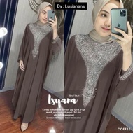 SUNDAYSHOP Isyana Kaftan Ceruty Babydoll Hyget Payet Mote by Lusinans