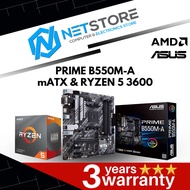 PWP ASUS PRIME B550M-A mATX & AMD RYZEN 5 3600 PROCESSOR