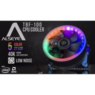 Alseye TBF-100 Luna CPU Fan Cooler For LGA775/1151/1155/AM2/AM3/AM4