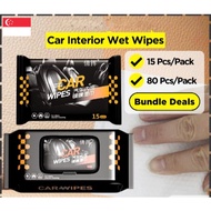 (SG Seller) Wholesale Price Leather Wipes for Car Interior/ Carseat Leather Cleaning Wipes/ Car Mult