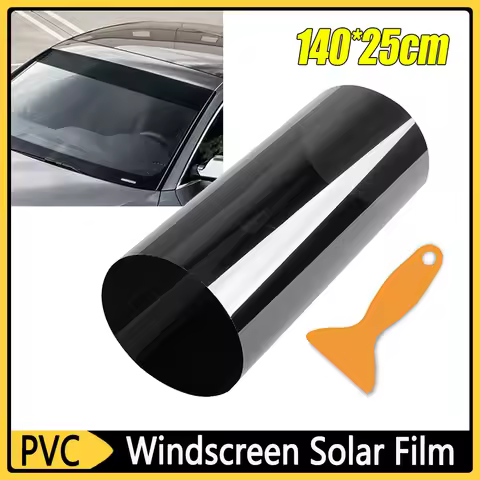 Anti-UV Front Windscreen Solar Film 140x25cm Car Windscreen Tinted Clear Solar Film Glass Summer Ant