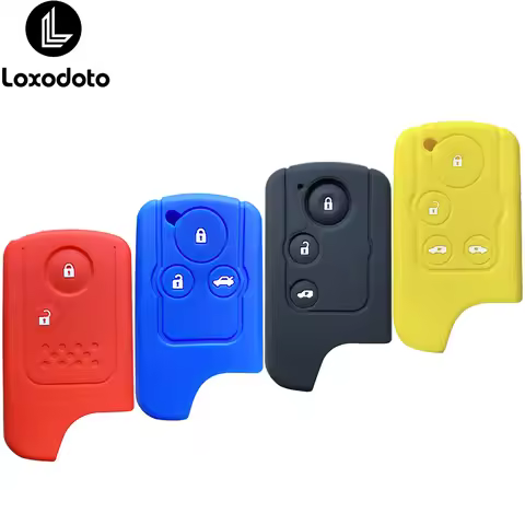 Silicone remote car Key Fob Cover case Shell for Honda freed Spike Hybrid CRV Fit Shuttle Fried spad
