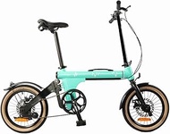 Fashionable Simplicity 16inch Mini Folding Bike Mountain Bike for Commuting Subway Portable Bicycle for Kids Children Adults A