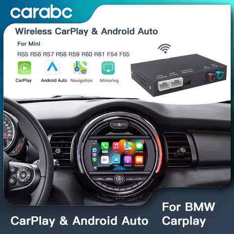 Wireless CarPlay Android Auto for BMW Mini R55 R56 R57 R58 R59 R60 R61 F54 F55 Clubman Countryman Ha