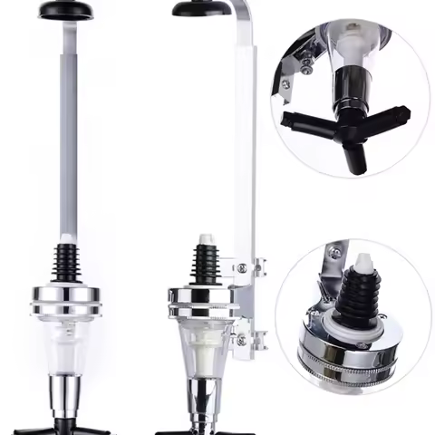 Wall-Mounted 1 Bottle Liquor shot Dispenser,Bar Home party Holder Drinks Alcohol Station Beverage Wh