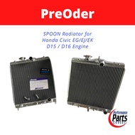 SPOON Radiator for Honda Civic EG / EJ / EK with D15 / D16 Engine