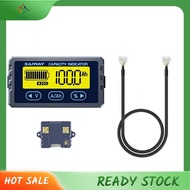 [luxiang.]  Battery Tester 8V-120V 50A Coulomb Meter Capacity Indicator Lithium Ion Detector Coulomb
