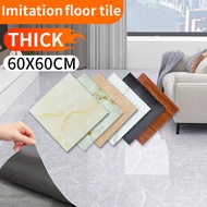 PVC vinyl tiles flooring 60x60 Self adhesive for home office vinyl floor sticker waterproof Tiles No