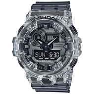 CASIO GA-700SK-1A G-SHOCK Men's Analog-Digital Watch Semi-transparent 200M WR Resin Strap Black Spec