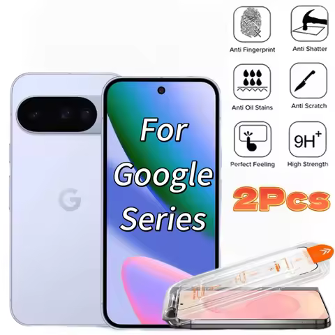 HD Tempered Glass Screen Protector for Google Pixel 10A 9 8 7 6 Series, 2 Pack