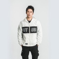 L.I.M.I.T.E - 男裝印花風褸, 白色