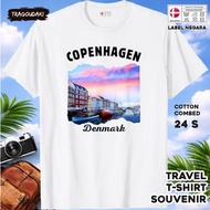 DENMARK Souvenir T-SHIRT DENMARK 49TAG made of 24s combed cotton