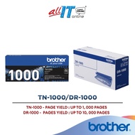 Brother TN-1000 Toner Cartridge / Brother DR-1000 Drum Unit for 1110 1210W 1510 1610W 1810 1910W 100