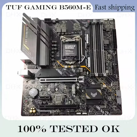 PCI-E4.0 M-ATX LGA 1200 DDR4 Mainboard For Asus TUF GAMING B560M-E Motherboard Intel B560 128GB 100%