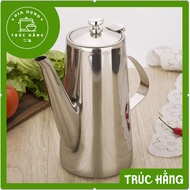 Tall 2L stainless steel kettle for tea, coffee, hot pot - 2L stainless steel tall water bottle