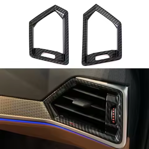 2pcs Car Air Vent Cover Frame Trim For BMW For G20 3 Series 330i M340i XDrive And G22 4 Series M440i