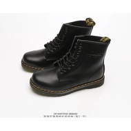 Dr. Martin Eight-Hole Leather Soldier Shoes