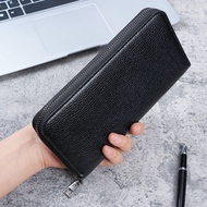 Long Men Zipper Wallet Large Capacity Wallet Clutch Mobile Phone Bag Casual Business Card Slot Money