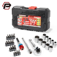 Baoliyou 28-Piece Double-Headed Mini Ratchet Universal Socket Set Two-Point/Screwdriver Short Board 
