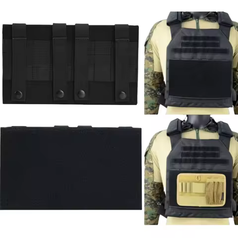 Tactical Molle Patch Panel Mounting Placard Badge Pad Morale Patches Hook and Loop Display Board MOL