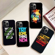 Frosted Printed Case iP Text Series For iP 13 Pro Max / iP 13 Pro / iP 13 / iP 13 Mini Back Case