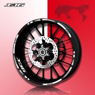 Suitable for Yamaha XJ6 Motorcycle Modified Wheel Sticker Steel Ring Sticker XJ20/57cm Wheel Rim Ref