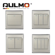 Aulmo A70 Silver color switch 1 / 2 / 3 / 4 Gang 1 Way