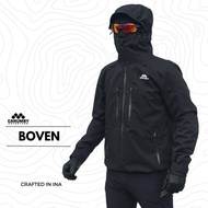 Carumby Boven Plain Black Mountain Jacket for Men and Women