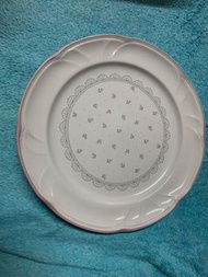 絕版 11吋 27cm 日本製 vicoriana 大餐碟 瓷盤 1988 Dinner Plate （共3隻）