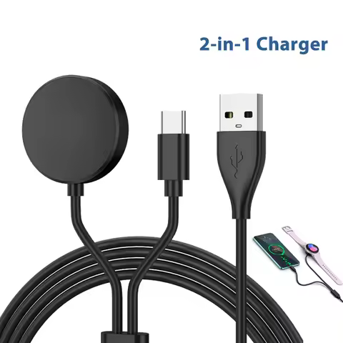 USB Type C Charger For Samsung Galaxy Watch 4 6 Classic 43mm 47mm 46mm 42mm/Galaxy Watch 3 5 Chargin