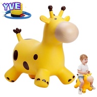 YVE Animals Jumping Toys, Inflatable Rubber Giraffe Bouncy Horse, Creative Anti-fall Thickened Sturd