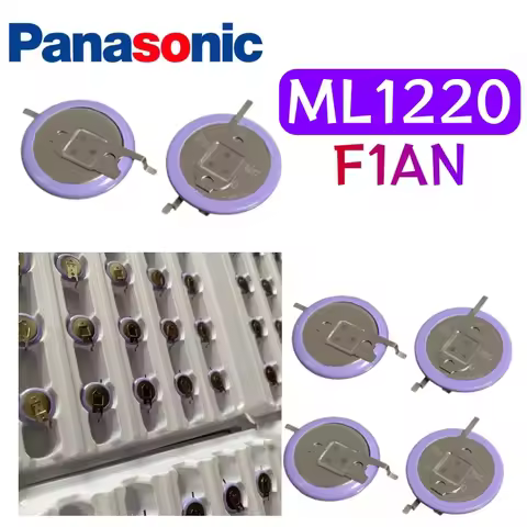 1-100PCS Original Panasonic ML1220/F1AN 3V Rechargeable Lithium Battery Coin Cell Button Battery for
