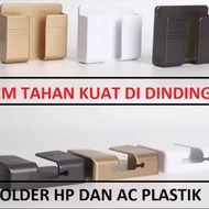 HOLDER HP DINDING RAK HP GANTUNG PORTABLE REMOTE AC TEMPAT CAS HP