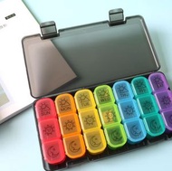 其他品牌 - 21格藥盒 可拆分三格便攜式分裝藥盒 藥盒