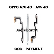 TOMBOL Volume Button + Flexible On Off & Volume Oppo A76 4g - A96 4g 1 Set