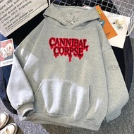 2023 NEW Men Hoodie Cannibal Corpse 25 Years Hoody Death Metal Band Butchered Skull Tomb Hoodies