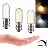 HOME WI Dimmable Mini E14 E12 1W 2W 3W LED Fridge Freezer Filament Light Bulb Lamp Bulbs 110V COB Halogen Light Warm / Cold White E12 E14 ​LED Bulb Lamp 220V 1W 2W 4W Dimmable Light COB Bulb Night Light Bulb LED Fridge Freezer Filament Light for Home