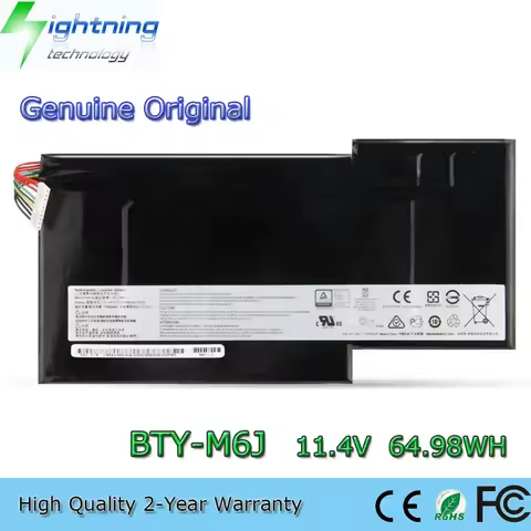 BTY-M6J BTY-U6J Battery for MSI GS63 GS63VR 6RF GS73 GS73VR Stealth Pro 6RF MS-17B1 MS-16K4 MS-16H2 