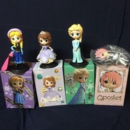 QPOSKET 精緻公仔 夾娃娃戰利品 Elsa Anna Sufia Ram Alice 愛麗絲 景品 公仔 方盒