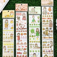 LONG STICKER NOTEBOOK DECORATIVE STICKER