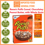 Ngũ cốc Reeses Puffs Cereal Chocolate Peanut Butter with Whole Grain 326g