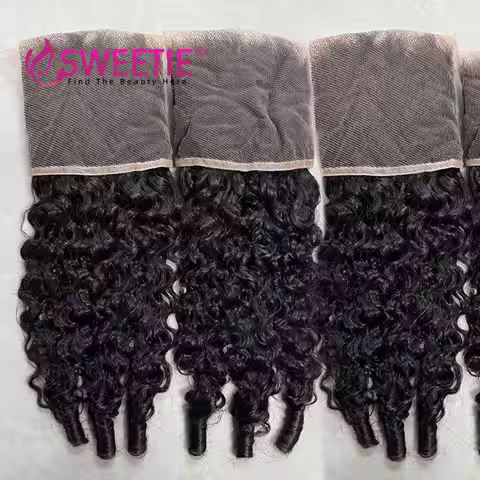12A Burmese Curly Hair 13x4 Frontal Remy Human Hair Extensions Transparent Sprial Curly Hair 4x4 Lac