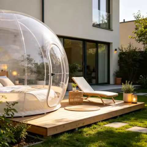 Outdoor Igloo Dome Bubble Tent / Inflatable Transparent Bubble House/ Inflatable Hotel Lodge Tent fo