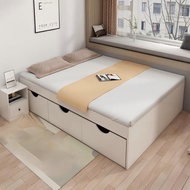榻榻米儲物床 Storage Bed Frame 〖Free Shipping包送貨〗 榻榻米床 單人 抽屜置物床 雙人 床架 工人床 儲物床 日式榻榻米床架 Tatami Bed 櫃桶床 地台床 B