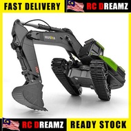 HUINA 1593 RC Excavator *Original* 2025 new version 1/14 Alloy Bucket Remote Control Excavator Pengg