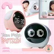 Cute emoji alarm clock Cute Expression night light Alarm clock girlfriend gift children's gift Cute/