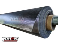 Twill Silver Real Carbon Fiber Cloth A+ Quality Thick Carbon Fiber 3K GSM  3ft. x 1 meter